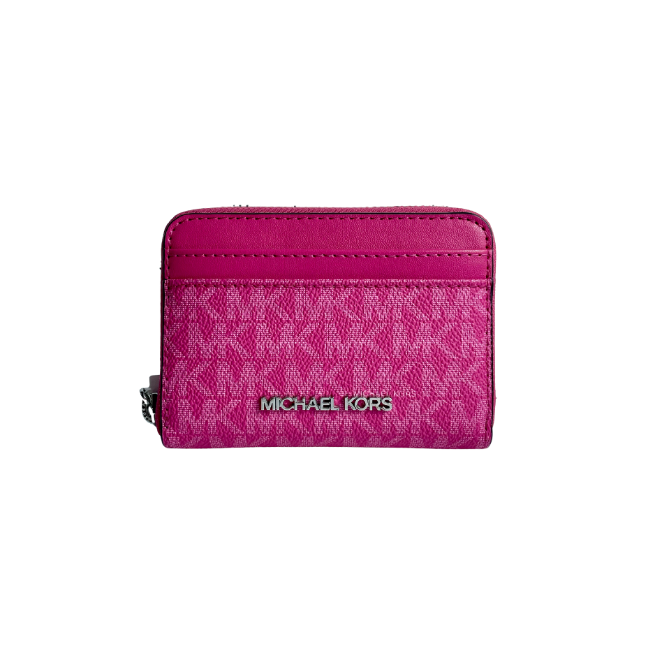 Cartera  Michael Kors Rosa Con Logotipo